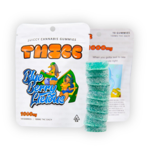 1000mg Thicc Gummies Blue Berry Licious 🫐