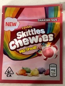 Skittles Chewies No Shell (600mg)