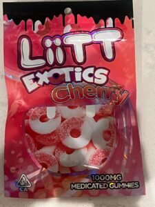 LiTT Exotics Cherry Rings (1000mg)