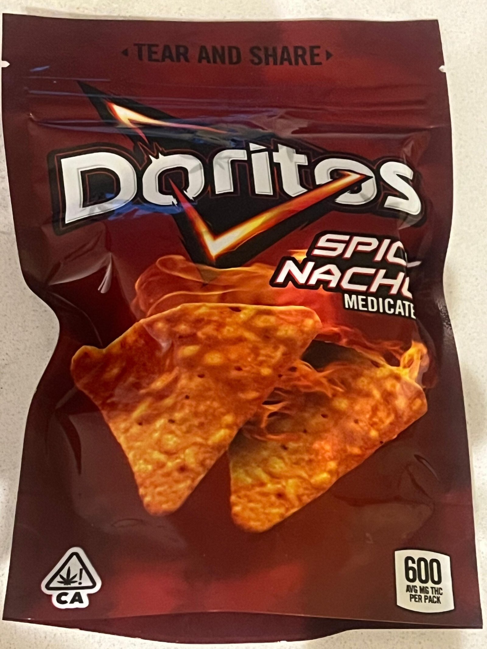 Doritos Spicy Nacho Medicated (600mg)