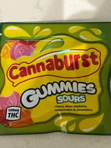 Cannaburst Gummies Sours (500mg)