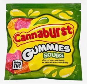 Cannaburst Gummies Sours (500mg)